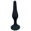 Анальная пробка Loveshop Silicone Conical Plug, черная - Фото №1