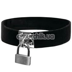 Чокер Sex & Mischief Lock & Key Collar, черный - Фото №1