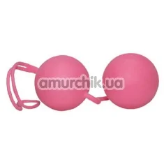 Вагінальні кульки Nature Skin Love Balls рожеві - Фото №1