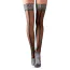 Панчохи Cottelli Legwear Halterlose Strumpfe Hold-Up Stockings 2520397, чорні - Фото №1