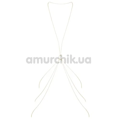 Прикраса для тіла Bijoux Indiscrets The Magnifique Collection 8 Body Chain, золота - Фото №1