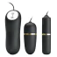 Набір віброяєць з електростимуляцією Pretty Love Double Vibro Bullet, чорний - Фото №7