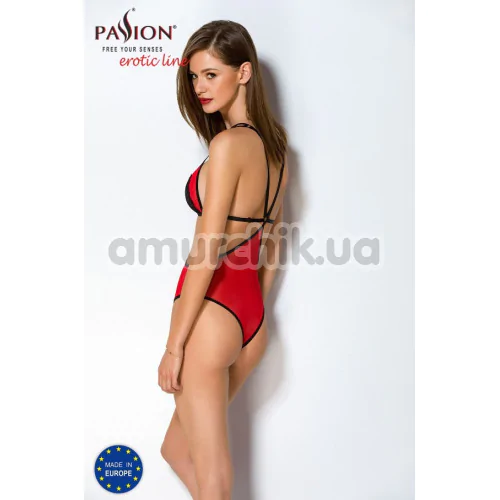 Боди Passion Free Your Senses Erotic Line Peonia, красно-черное
