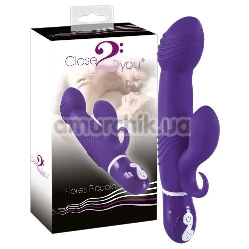 Вибратор Close2you Flores Piccolo, фиолетовый