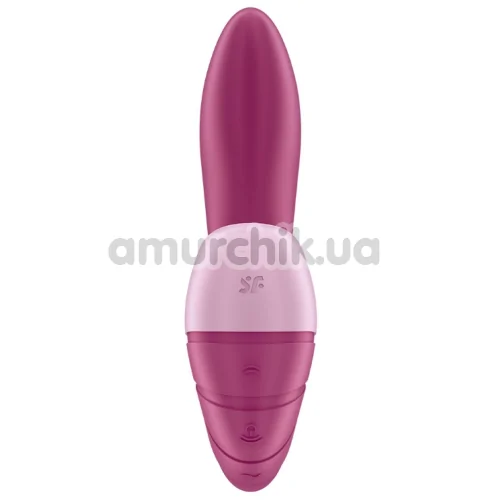 Вибратор с вакуумным стимулятором Satisfyer Supernova, бордовый