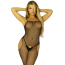 Комбинезон Leg Avenue Fishnet Suspender With Open Sides And Crotch, черный - Фото №3