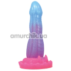 Фаллоимитатор Power Monsters Void Python, фиолетово-голубой - Фото №1