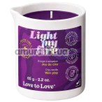 Свеча Love To Love Light My Fire Wax Play, фиолетовая - Фото №1