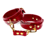 Фіксатори для ніг Taboom Bondage in Luxury Ankle Cuffs, червоні - Фото №1