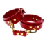 Фиксаторы для ног Taboom Bondage in Luxury Ankle Cuffs, красные - Фото №1