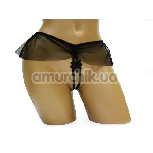 Трусики-стринги женские G-String черные (модель 2394) - Фото №1