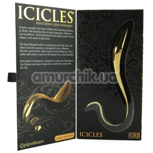 Стимулятор простаты для мужчин Icicles Gold Edition G02
