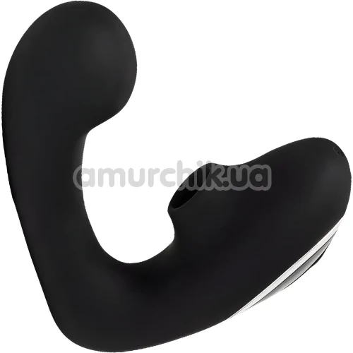 Вибратор с вакуумным стимулятором Fifty Shades of Grey Greedy Girl Duet, черный