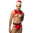 Костюм Санты JSY Sexy Lingerie 9132, красный: боди + ремень + головной убор - Фото №3