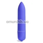 Вібратор X-Basic Bullet Long, синій - Фото №1