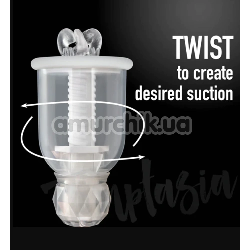 Вибратор для груди Temptasia Titillator, прозрачный