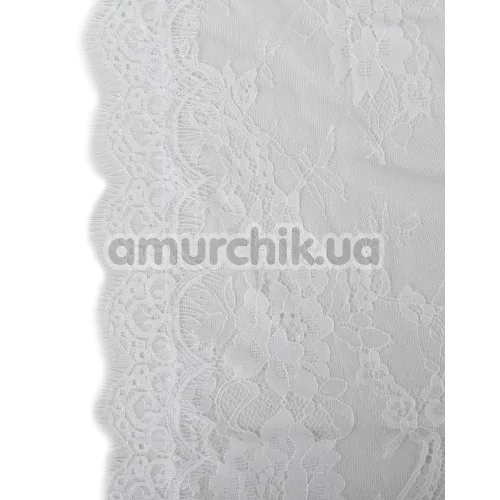 Комплект Star Night Valerie Lace Robe, білий: халатик + трусики-стрінги