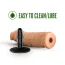 Фаллоимитатор для страпона Lock On Argonite 8 Inch Dildo, телесный - Фото №3