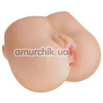 Штучна вагіна і анус Pipedream Extreme Fuck Me Silly To Go Petite Fantasy Bubble Butt, тілесна - Фото №1