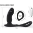 Эрекционное кольцо с вибростимулятором простаты GK Power Cockring With Ass-Gasm, черное - Фото №3