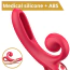 Вібратор Sweet Play Tongue-Flipping Vibrator А4, червоний - Фото №9