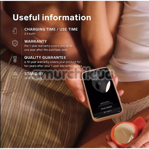 Вібратор Lelo Ida Wave (Лело Іда Вейв), чорний