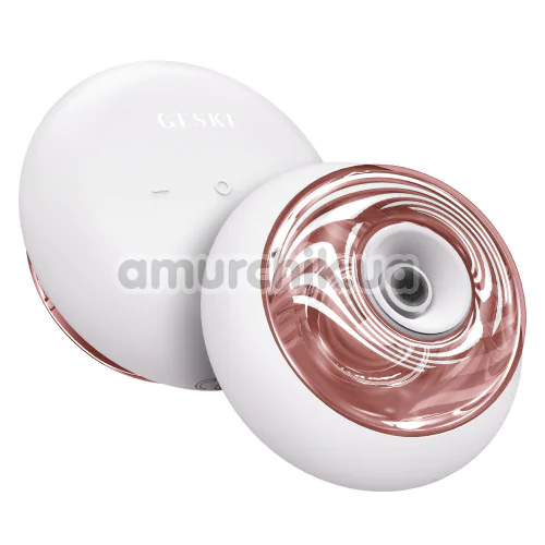 Ультразвуковий масажер для обличчя та тіла Geske Sonic Cool & Warm Face and Body Massager 9 in 1, кремовий