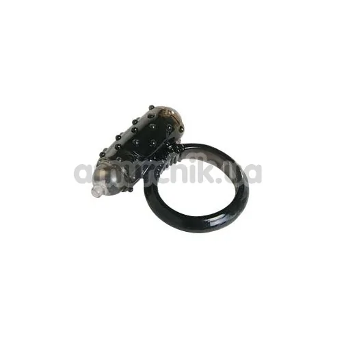 Виброкольцо Mini One Touch Vibrating Cock Ring черное