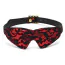 Маска на очі Liebe Seele Victorian Garden Blindfold, червоно-чорна - Фото №1