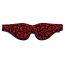 Маска на глаза DS Fetish Elite Lace Blindfold, черно-красная - Фото №1