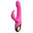 Вибратор с толчками и вращением головки Thrusting Vibrator Zing, розовый - Фото №1