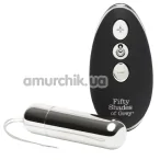 Кліторальний вібратор Fifty Shades of Grey Relentless Vibrations Remote Bullet Vibrator - Фото №1