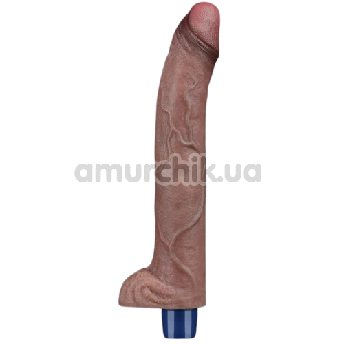 Вібратор Lovetoy Real Softee 11 Platinum Silicone, коричневий