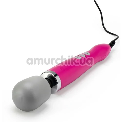 Універсальний вібромасажер Doxy Mains Vibrating Body Massager, рожевий