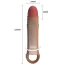 Насадка на пенис с вибрацией Pretty Love Penis Sleeve 026241Z-1, светло-коричневая - Фото №9