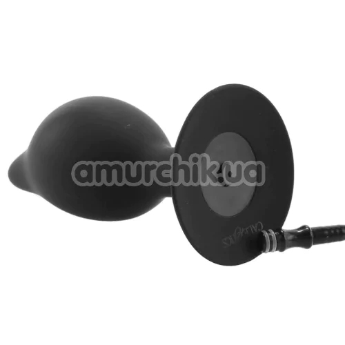Анальный расширитель Silicone Inflatable Plug M, черный