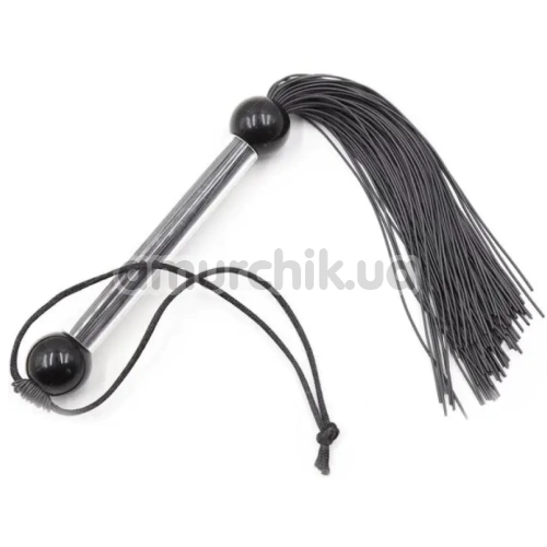 Флоггер DS Fetish Flogger Silicone Temperary S, черный