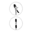 Затискачі для сосків Sweet Caress Feather Nipple Clamps, чорні - Фото №3