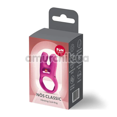 Віброкільце для члена Fun Factory NOS, рожеве