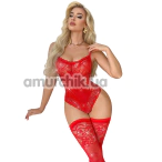 Комплект JSY Sexy Lingerie WW7238, червоний: боді + панчохи - Фото №1