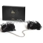Наручники Bijoux Indiscrets Frou Frou Satin & Organza Handcuffs, чорні - Фото №1