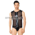 Комплект Shirt and Shorts 4606, чорний: майка + труси-стрінги - Фото №1