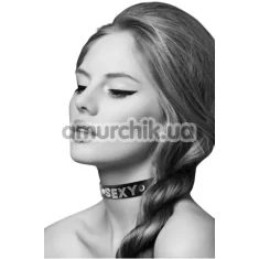 Ошейник Bijoux Pour Toi Sexy, черный - Фото №1