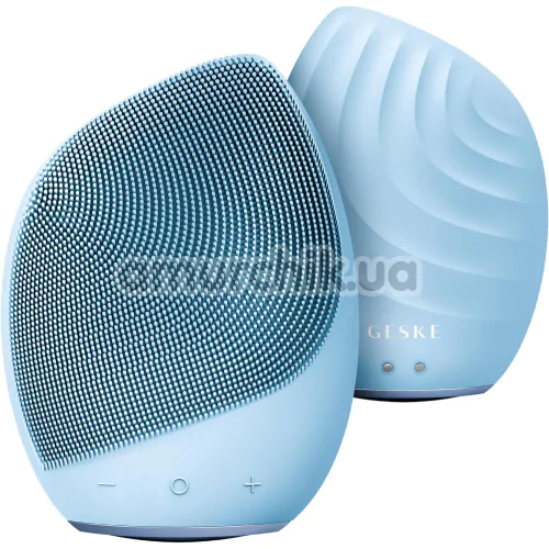 Ультразвуковая щетка для лица Geske Sonic Facial Brush 5 in 1, голубая