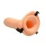 Полый страпон Size Matters Erection Assist Hollow Strap-On, телесный - Фото №2