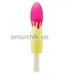 Вібратор Popsicle, жовто-рожевий - Фото №1