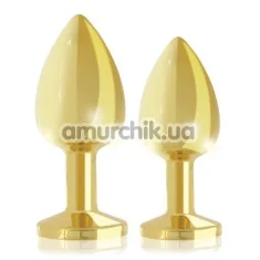Набір з 2 анальних пробок Rianne S Booty Plug Luxury Set (2х), золотий - Фото №1