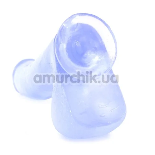 Фаллоимитатор Basix Rubber Works 10 Dong With Suction Cup, прозрачный