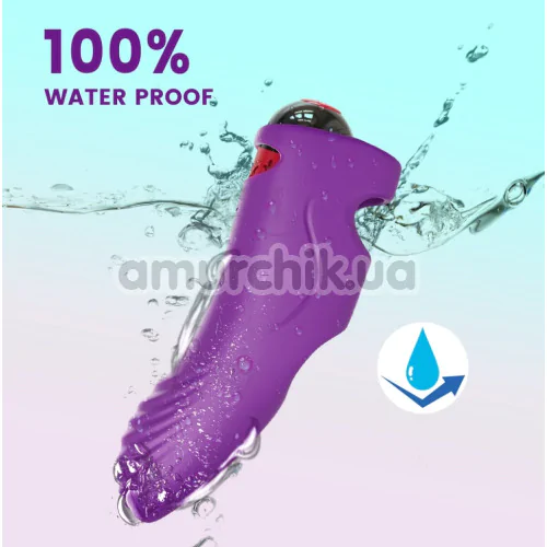 Вибратор на палец Finger Vibrator Aurora, фиолетовый