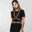 Портупея Bijoux Indiscrets Maze Multi-Way Body Harness, коричневая - Фото №3